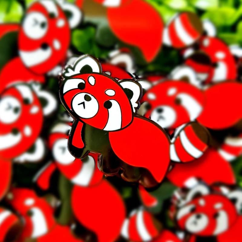Roter Panda Hard Emaille Pin | Niedliche Tier Hut Pabu Anstecknadel Firefox Fire Frettchen Roter Panda Hard Emaille Pin | Niedliche Tier Hut Pabu Anstecknadel Firefox Fire Frettchen von radtastical