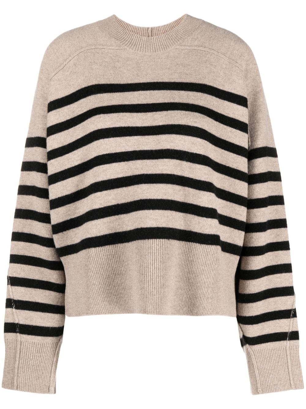 rag & bone Gestreifter Bridget Pullover - Nude von rag & bone