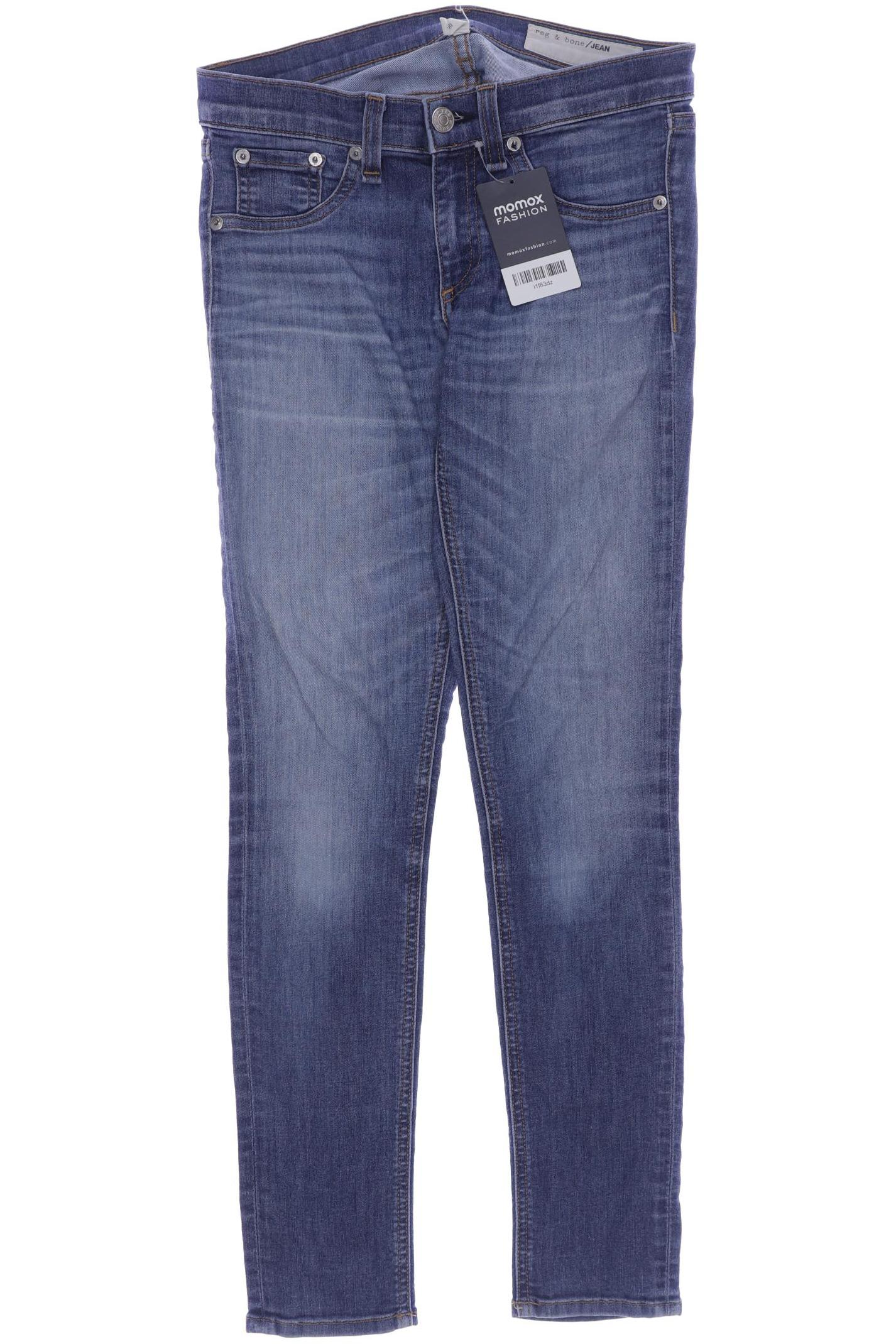 rag & bone Damen Jeans, blau von rag & bone