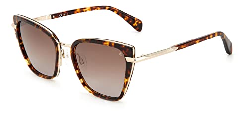 rag & bone Damen Rnb1057/G/S Sonnenbrille, Havana, 54 von rag & bone