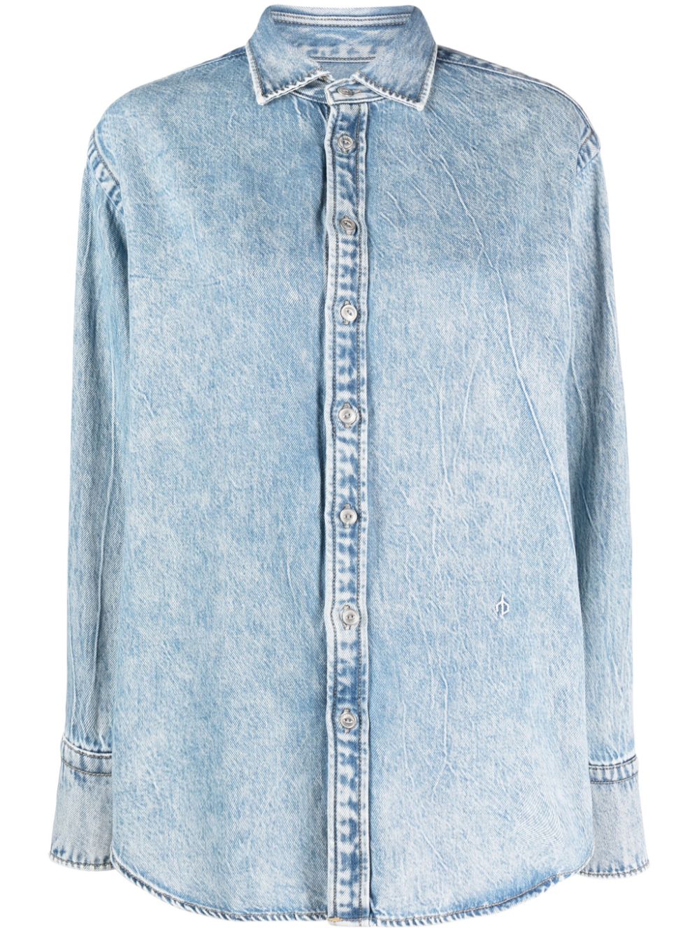 rag & bone Featherweight Diana Jeanshemd - Blau von rag & bone