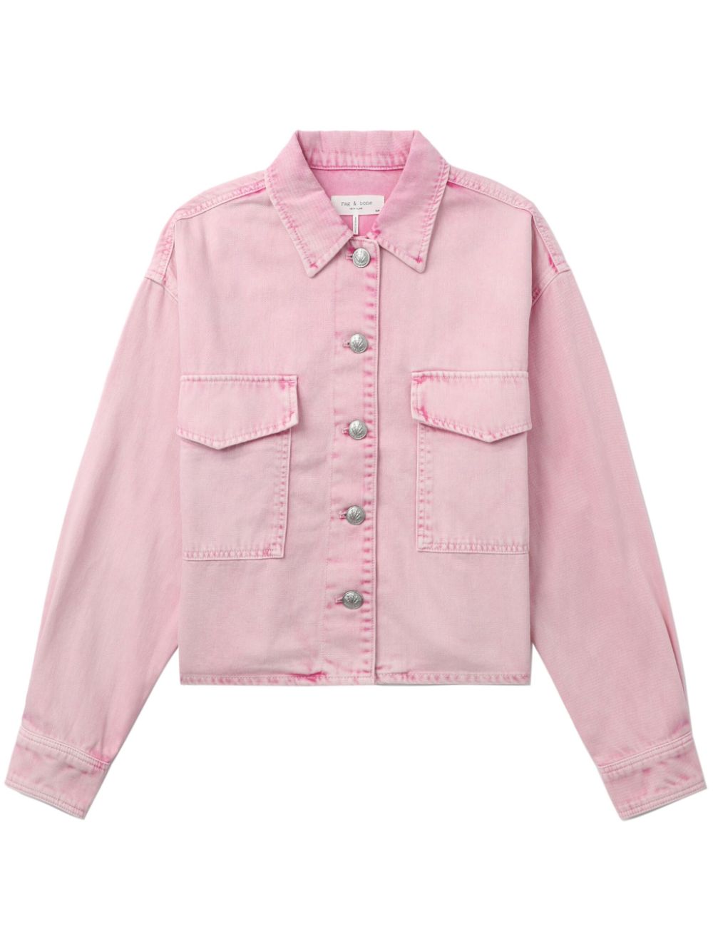 rag & bone Gekürzte Jeansjacke - Rosa von rag & bone