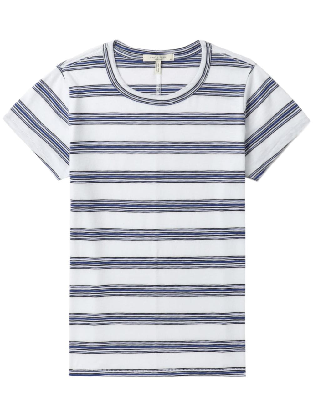 rag & bone Gestreiftes T-Shirt - Weiß von rag & bone