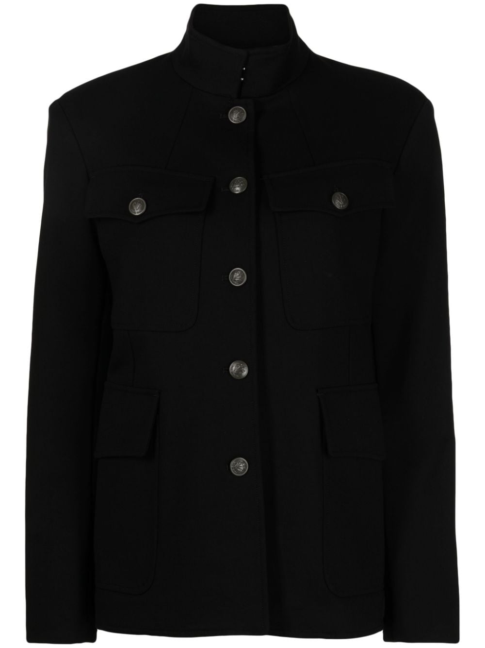 rag & bone Hadley Jacke im Military-Look - Schwarz von rag & bone