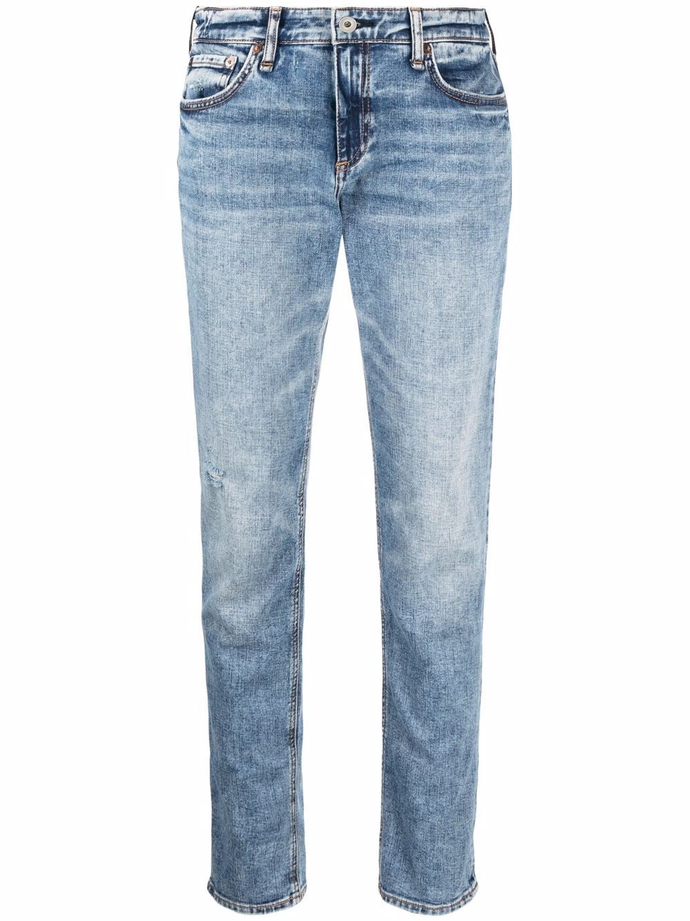 rag & bone Jeans mit ausgeblichenem Effekt - Blau von rag & bone