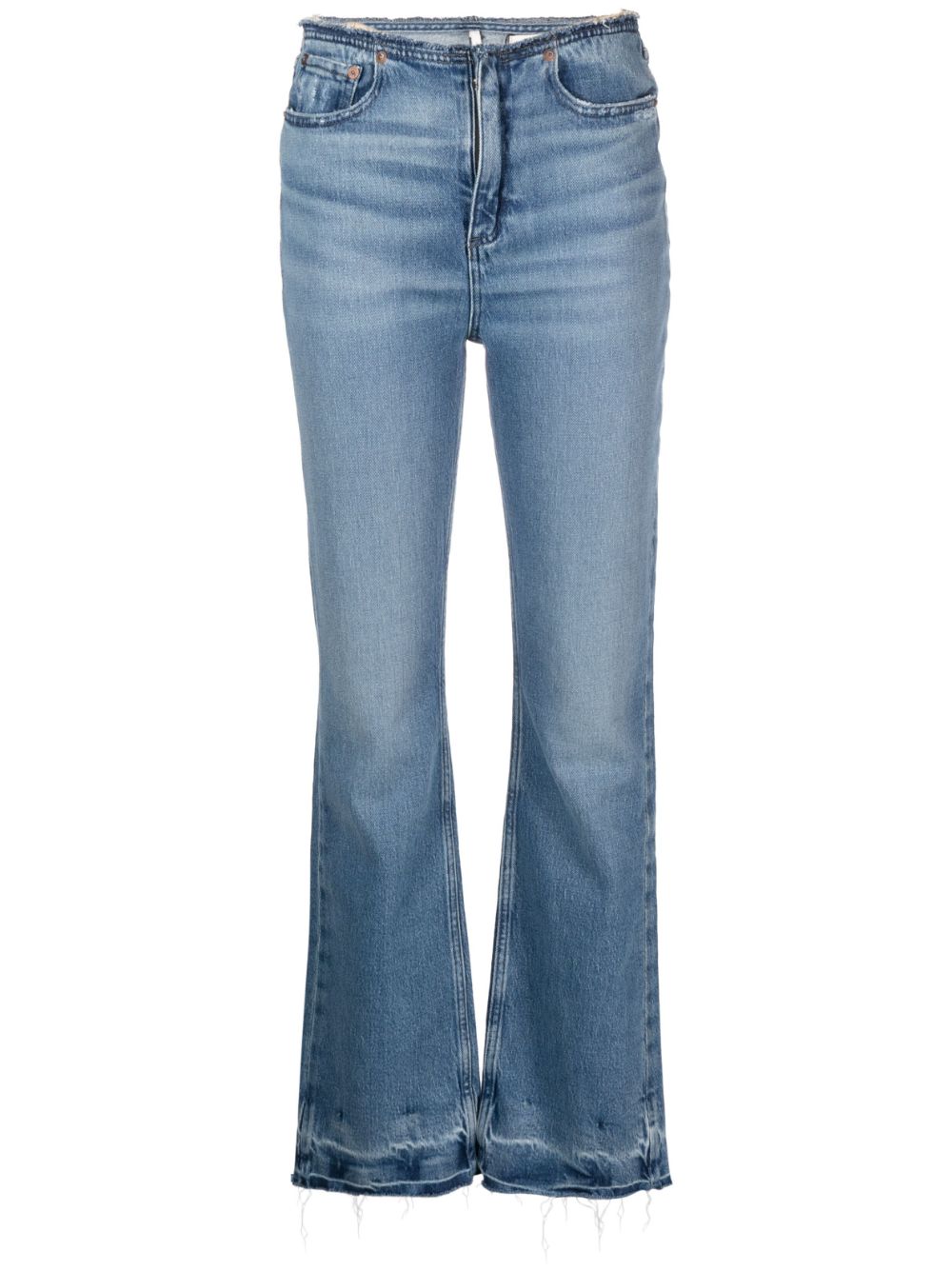 rag & bone Peyton Bootcut-Jeans - Blau von rag & bone