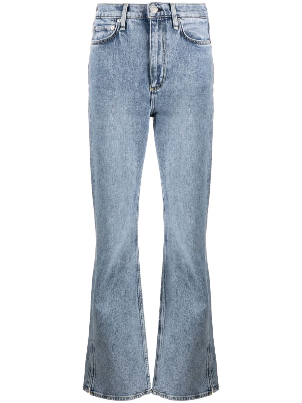 rag & bone Hoch sitzende Peyton Bootcut-Jeans - Blau von rag & bone