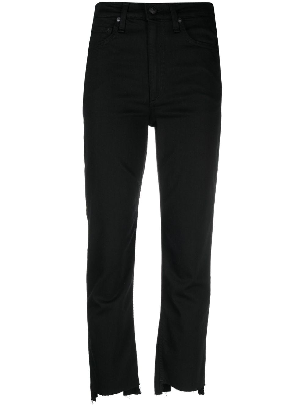 rag & bone Skinny-Jeans mit hohem Bund - Schwarz von rag & bone