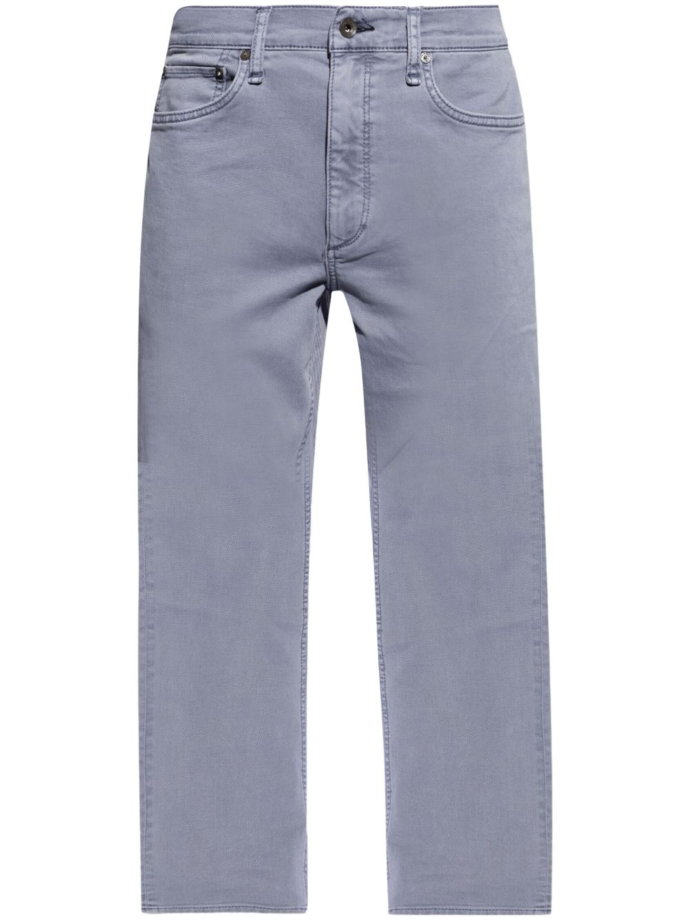 rag & bone Halbhohe Straight-Leg-Jeans - Blau von rag & bone