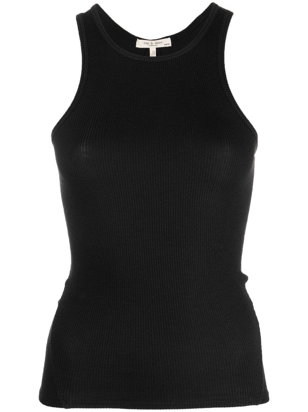 rag & bone Geripptes Tanktop - Schwarz von rag & bone