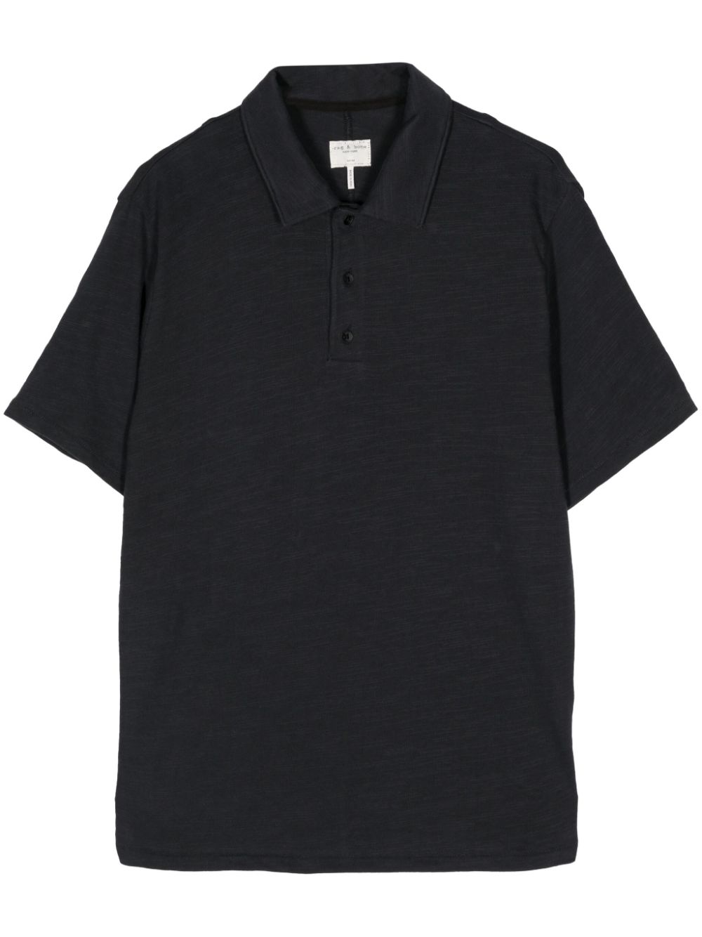 rag & bone Poloshirt mit kurzen Ärmeln - Grau von rag & bone