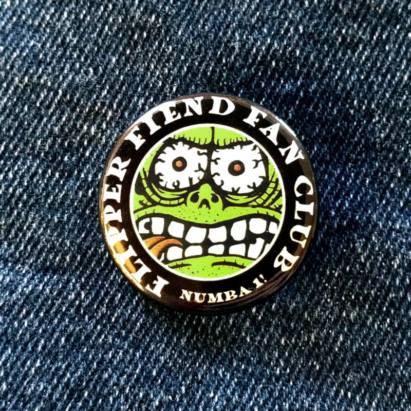 Flipper Fiend #1 Pinball Button 1.25 " von ragetiltpinball