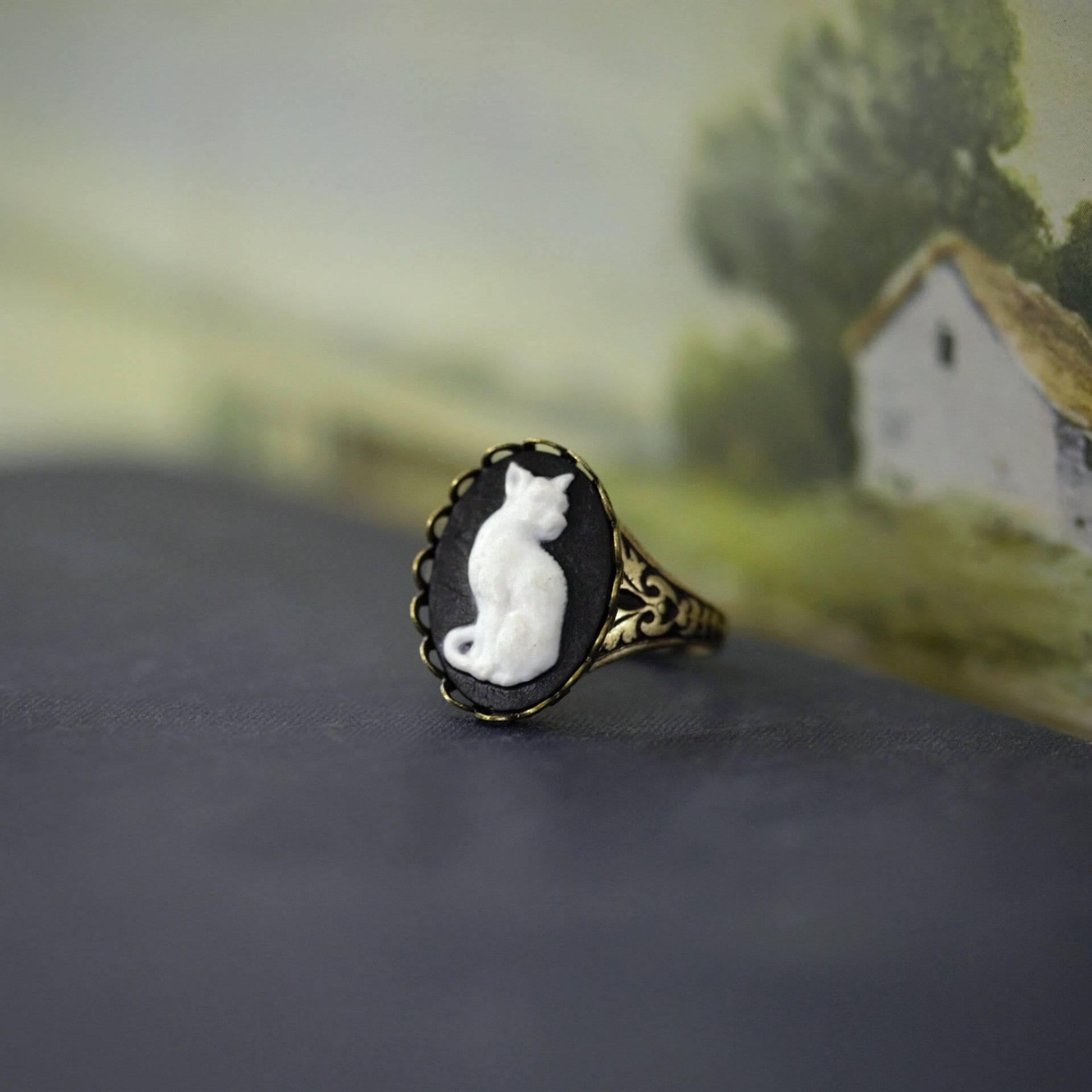 Katzen Cameo Ring Katzen Cameo Ring von ragtrader