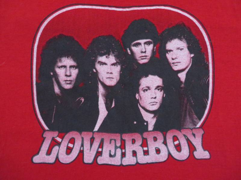 Loverboy 1982 T-Shirt Groß Mint von rainbowgasoline