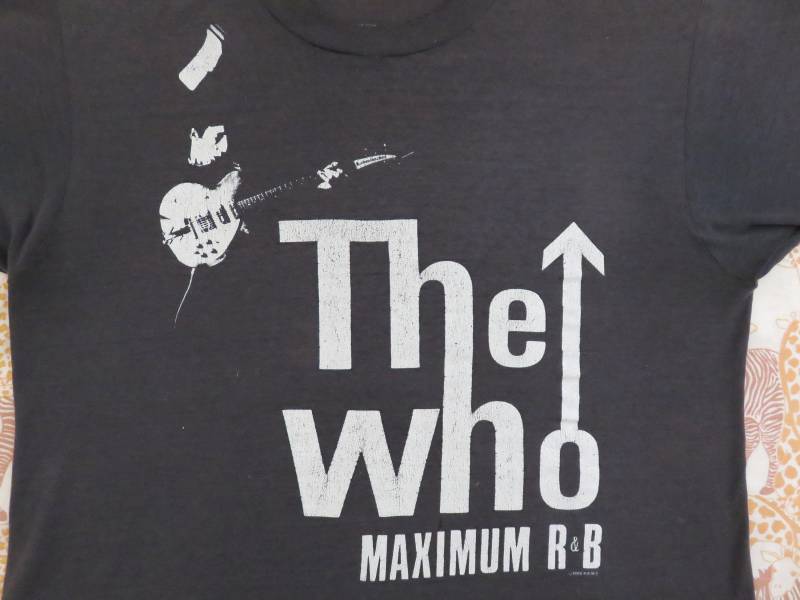 Original-Vintage The Who 1989 Tour-T-Shirt Papier Dünn Burnout Original-Vintage The Who 1989 Tour-T-Shirt Papier Dünn Burnout von rainbowgasoline
