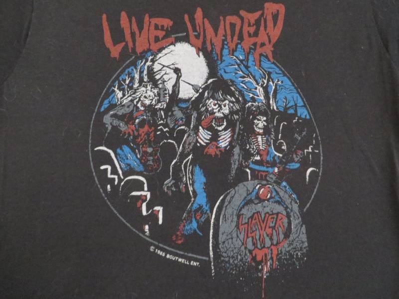 Slayer 1985 Tour-T-Shirt Slayer 1985 Tour-T-Shirt von rainbowgasoline