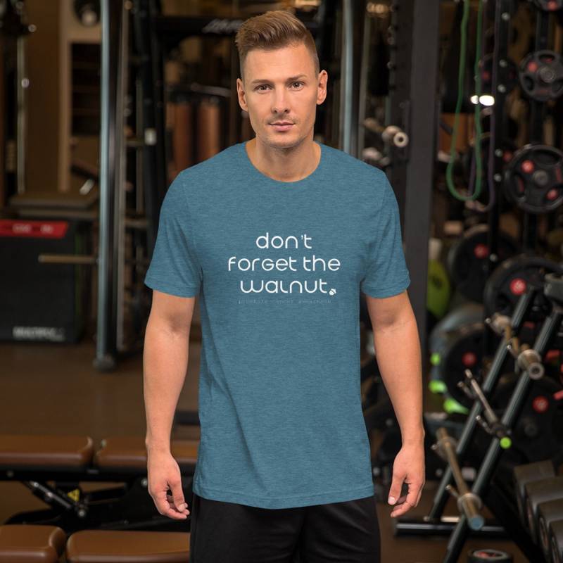Don't Forget The Walnut | Prostata Krebs Unisex Tshirt Krebs-Bewusstsein von raiseawearness