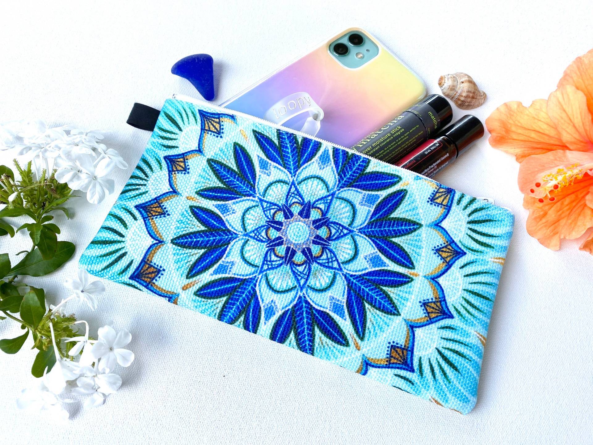 Meerjungfrau Magie Clutch Tasche - Boho Kupplung Handtasche Mandala Bleistift Fall Make-Up Handytasche Ändern Geldbörse Meerjungfrau Magie Clutch Tasche - Boho Kupplung Handtasche Mandala Bleistift Fall Make-Up Handytasche Ändern Geldbörse von randiOsullivan