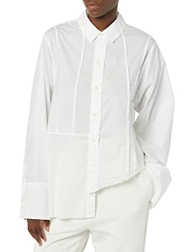 rare/self Hemd für alle Geschlechter, Zusammengesetzt Knopfleiste Baumwolle, Weiß, Größe 5 von rare/self