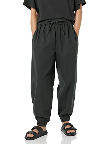 rare/self Jogginghose für alle Geschlechter, zum Hineinschlüpfen Twill, Sanftes Schwarz, Größe 1 von rare/self