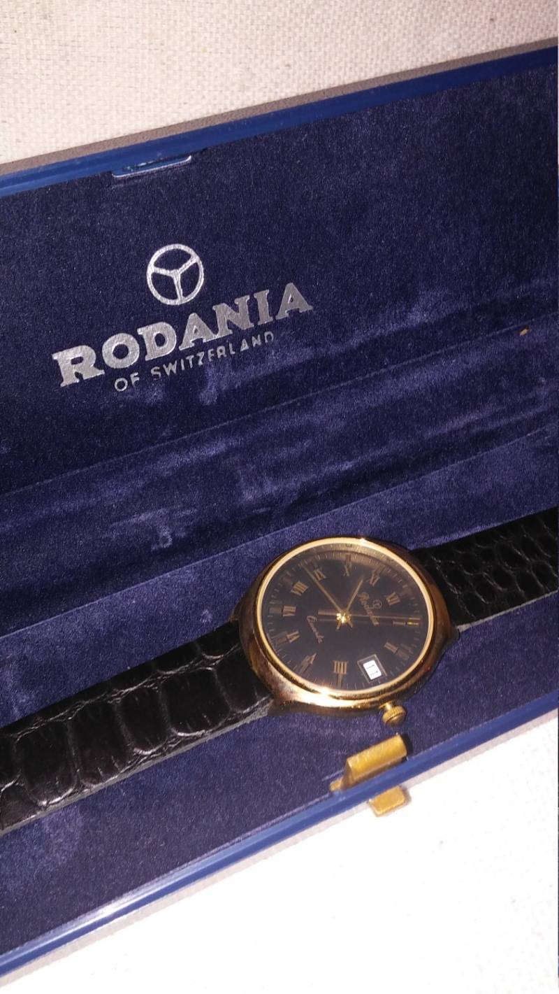 Seltene 1960Er Jahre Rodania Herren Armbanduhr von rarenomore