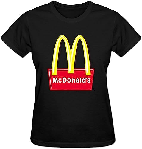 rather Women's Short Sleeve Designed Classic McDonalds Cotton O Neck T ShirtXL rather Women's Short Sleeve Designed Classic McDonalds Cotton O Neck T ShirtXL von rather