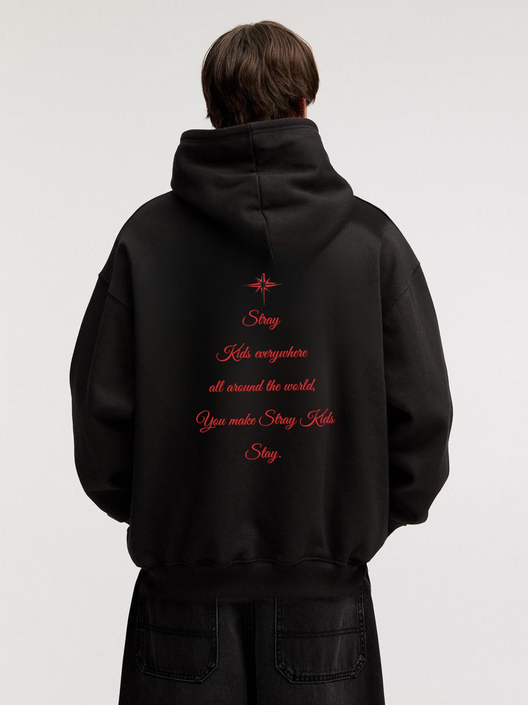 stray Kids Weihnachten Hoodie Öko Bio-Baumwolle Unisex Kpop Sweatshirt Nachhaltiges Geschenk Skz Xmas von rawfeelingsdigitals