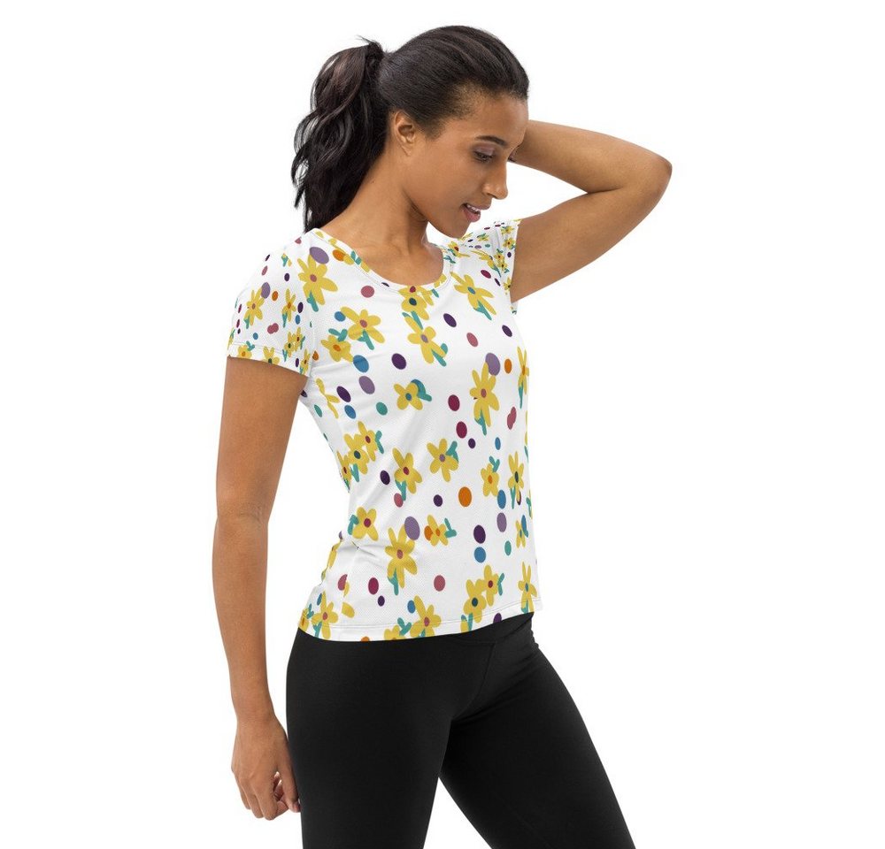 raxxa Funktionsshirt Damen Sport T-Shirt Puntos florales von raxxa