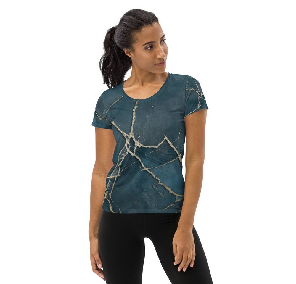 raxxa Trainingsshirt Damen Sport T-Shirt Teal Mineral Glamour von raxxa