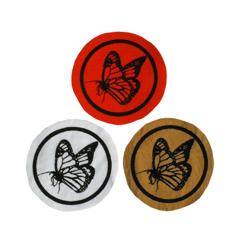 Monarch Patch Schmetterling Stoff Speichern Die Monarchen Süße Bug Bauernhof Garten Landwirtschaft Insekten Bugs von raygunindustries