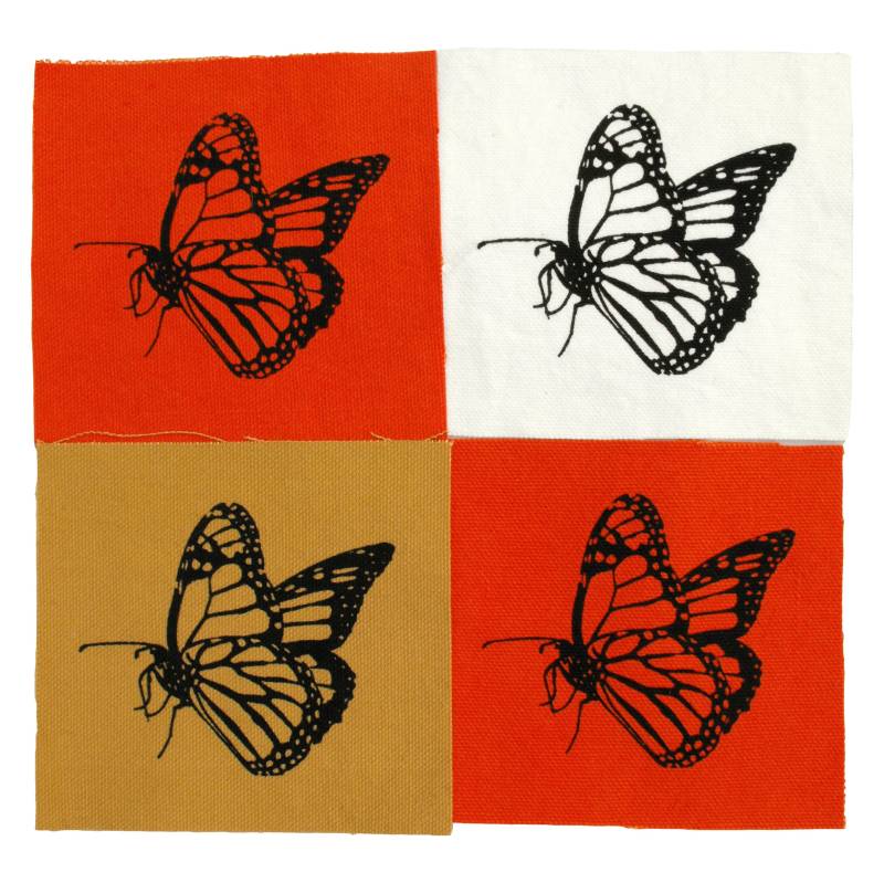 Monarch Schmetterling Patch/Bug Wissenschaft Geschenk Insekt Natur Stoff Diy Gärtner Orange Schmetterlinge Entomologie Lehrer von raygunindustries