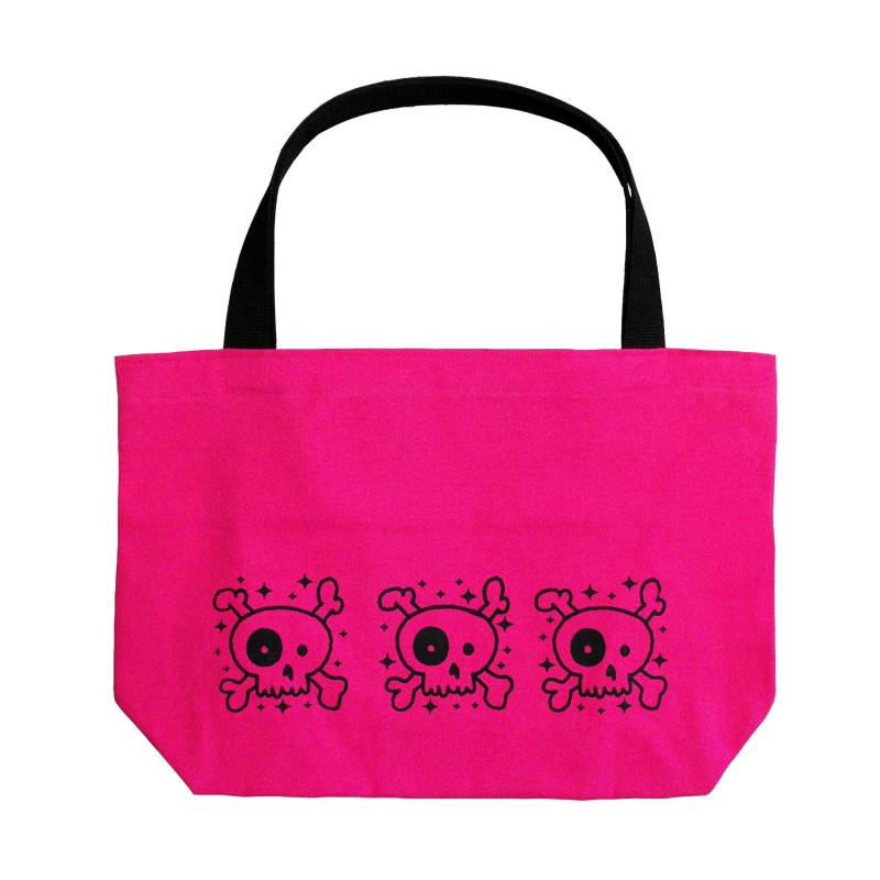 Schädel Und Sterne Einkaufstasche Kreuzknochen Canvas Tote Bag Punk Geschenk Wiederverwendbare Lebensmitteltasche Hipster Taschen Vegan Rock N Roll von raygunindustries
