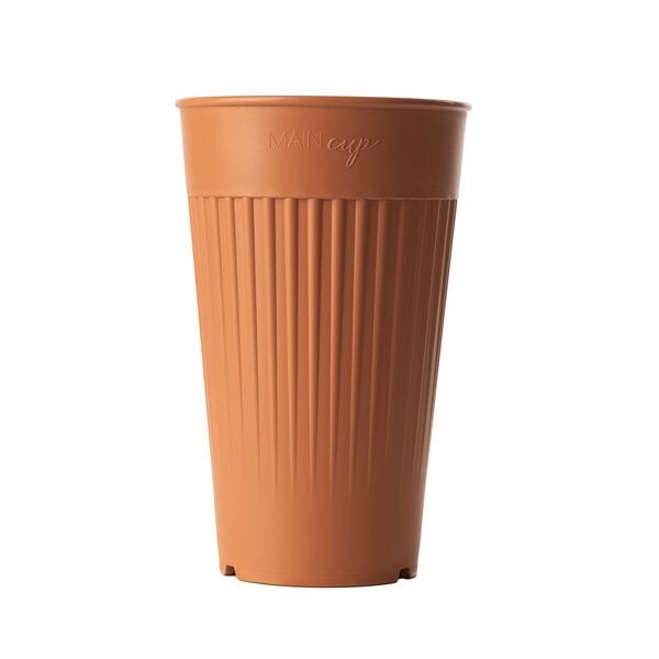 reMAIN MAINcup - 4 St. nachhaltige Mehrweg-Trinkbecher 400 ml aus recyceltem Kunststoff – Bruchfest, Spülmaschinenfest & Stapelbar – Perfekt für Cocktails, Kinder, Gastro & Outdoor – Made in Germany von reMAIN