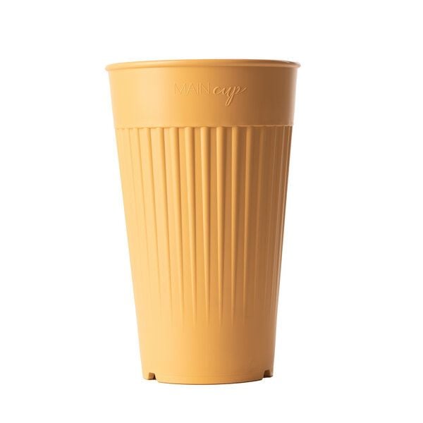 reMAIN MAINcup - 4 St. nachhaltige Mehrweg-Trinkbecher 400 ml aus recyceltem Kunststoff – Bruchfest, Spülmaschinenfest & Stapelbar – Perfekt für Cocktails, Kinder, Gastro & Outdoor – Made in Germany von reMAIN