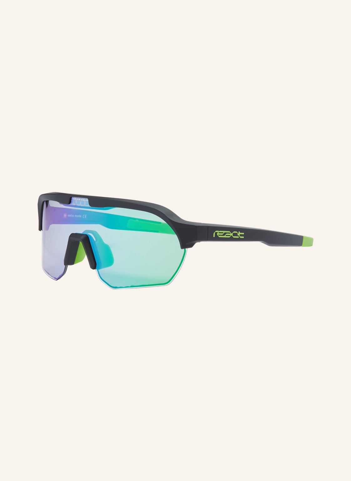 React Multisportbrille Optray schwarz React Multisportbrille Optray schwarz von react