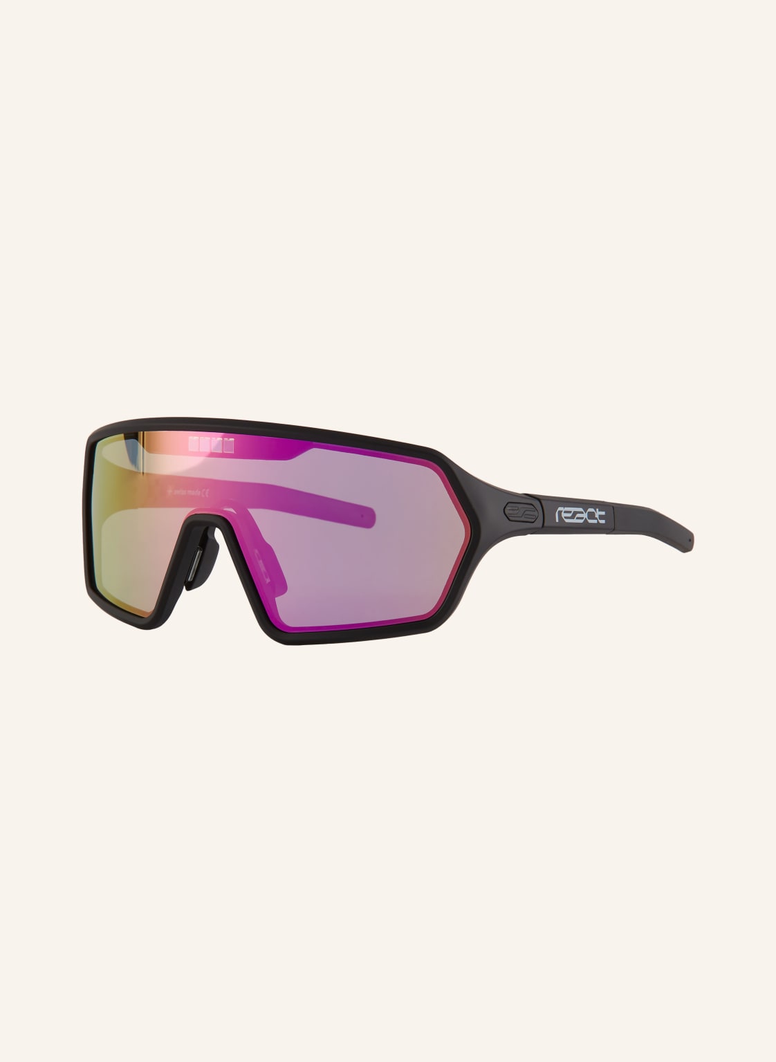 React Multisportbrille Rev schwarz React Multisportbrille Rev schwarz von react