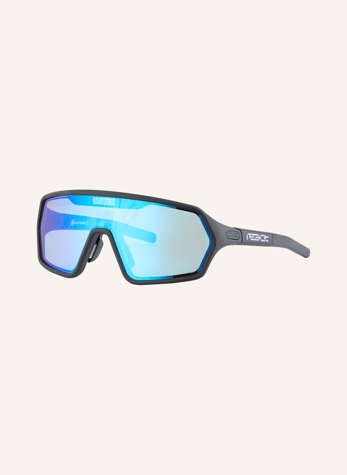 React Multisportbrille Rev schwarz von react