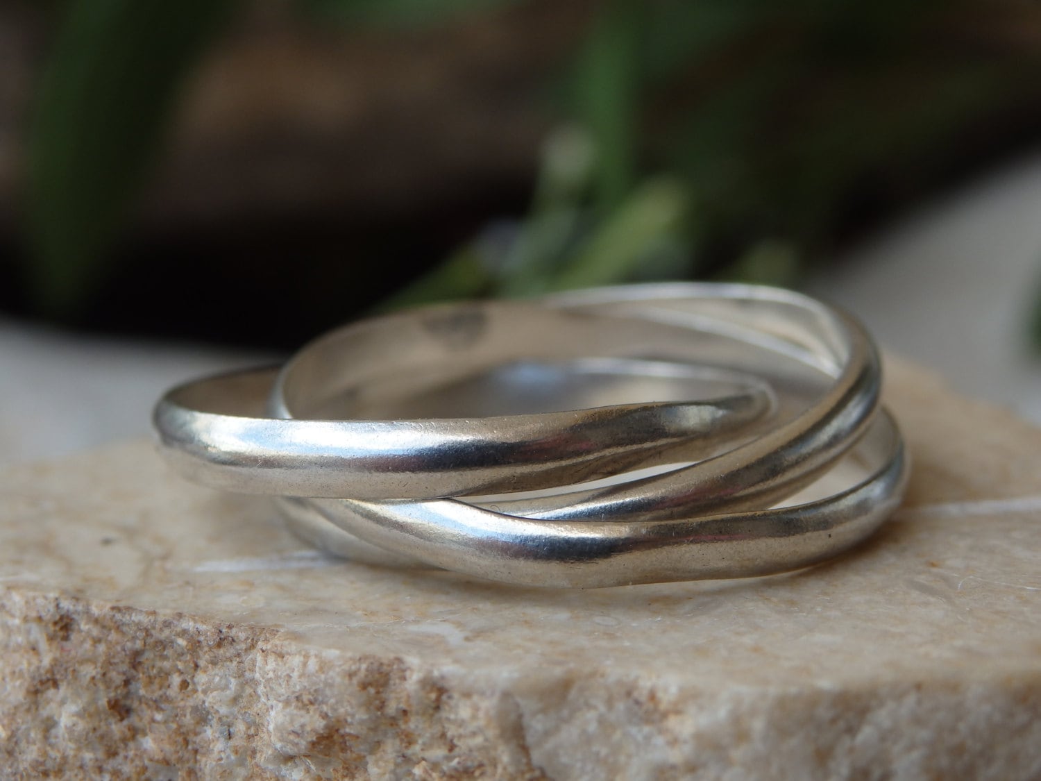 Ehering 925 Sterling Silber, Trinitiy Ring Drei Band Ehering 925 Sterling Silber, Trinitiy Ring Drei Band von rebekajewelry