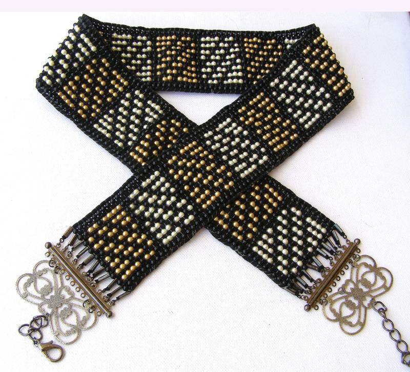 Gürtel Schwarzer Gürtel. Handgemachter Perlengürtel. Frauen Zum Abendkleid. Taillengürtel . Boho Dicker Im 60Er Jahre Stil Gürtel Schwarzer Gürtel. Handgemachter Perlengürtel. Frauen Zum Abendkleid. Taillengürtel . Boho Dicker Im 60Er Jahre Stil von rebekajewelry