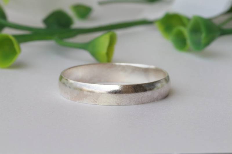 Silber Sterling Trauring, Ehering Herren, Verlobungsring, Unisex Ring, Einfacher 6 Mm Silber Ring Für Ihn, Beste Männer Geschenk von rebekajewelry