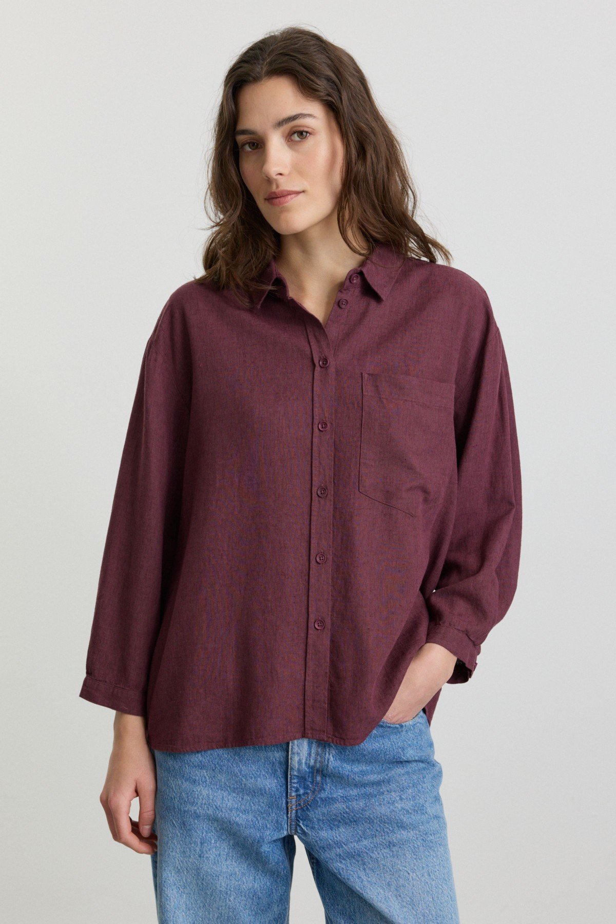 Bluse Cypress Weinrot Bluse Cypress Weinrot von recolution