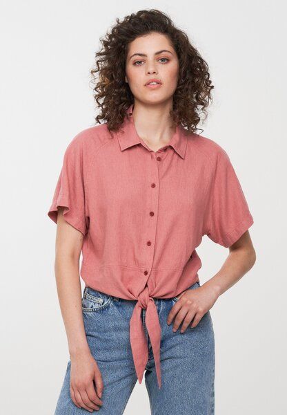 Damen Bluse aus Lenzing ECOVERO Leinen Mix - OCRA - recolution von recolution