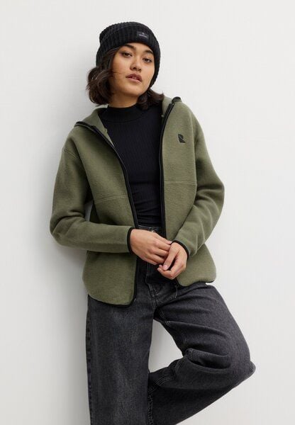 Damen Fleece Hoodie Jacke aus Bio-Baumwolle - ALTHENIA - recolution von recolution