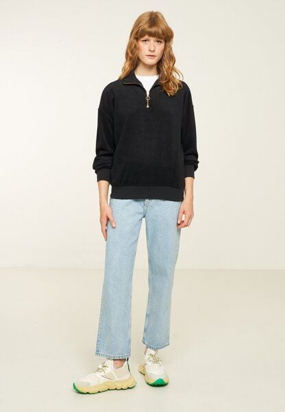 Damen Frottee Sweatshirt aus Bio-Baumwolle - HOSTA - recolution von recolution