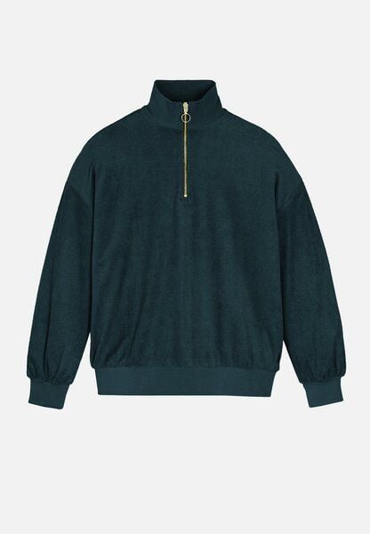 Damen Frottee Sweatshirt aus Bio-Baumwolle - HOSTA - recolution von recolution