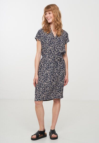 Damen Kleid aus LENZING ECOVERO | Dress YUNNAN SNIPPETS recolution von recolution