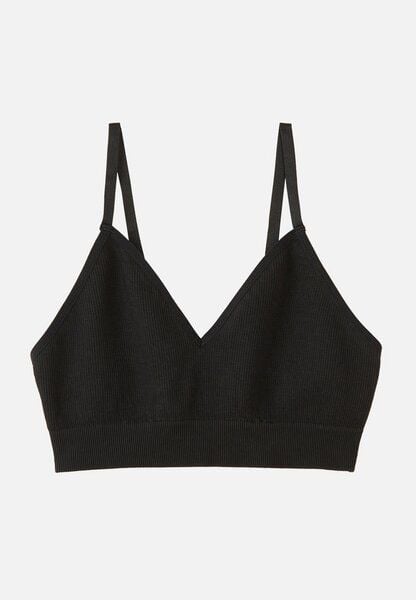 Damen Rib Bra aus Bio-Baumwollmix - KALMIA - recolution von recolution