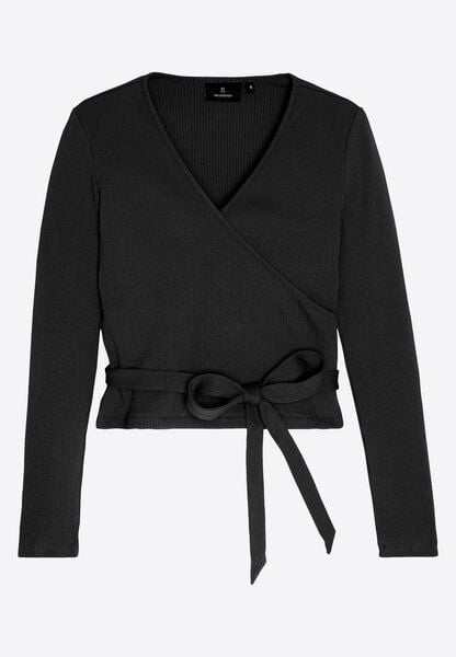 Damen Rib Longsleeve aus Bio-Baumwolle Mix - ARONIA - recolution von recolution