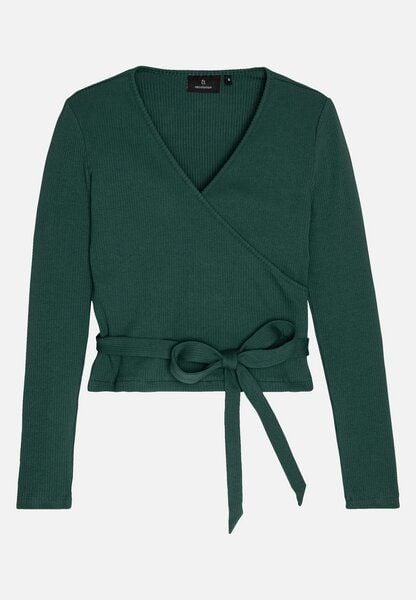 Damen Rib Longsleeve aus Bio-Baumwolle Mix - ARONIA - recolution von recolution