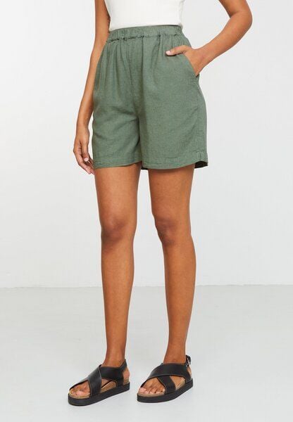 Damen Shorts aus Ecovero TM LENZING TM Leinen Mix - FIR - recolution von recolution